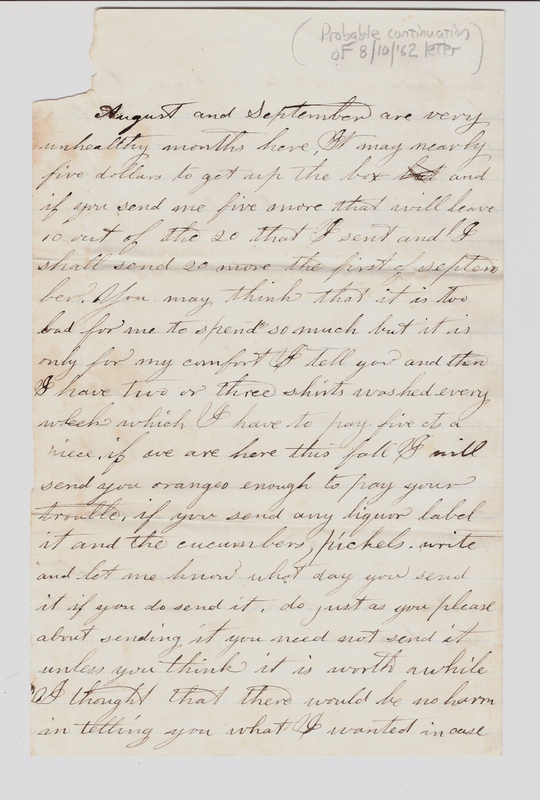 NORTON Elias letter 1862 Aug 10 cont page 1.jpg