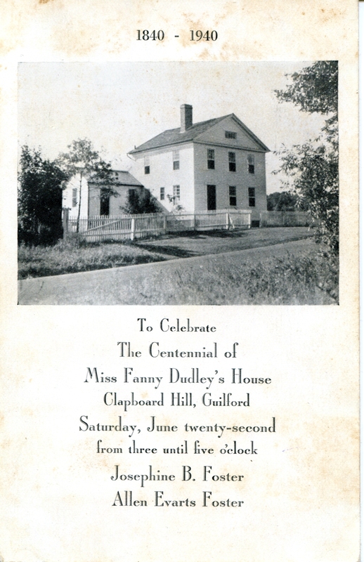 Centennial Celebration 1840-1940 of Fanny Dudley's House Clapbord Hill087.jpg