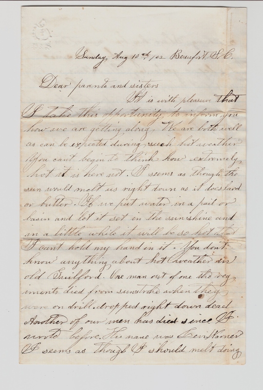 NORTON Elias letter 1862 Aug 10 page 1.jpg