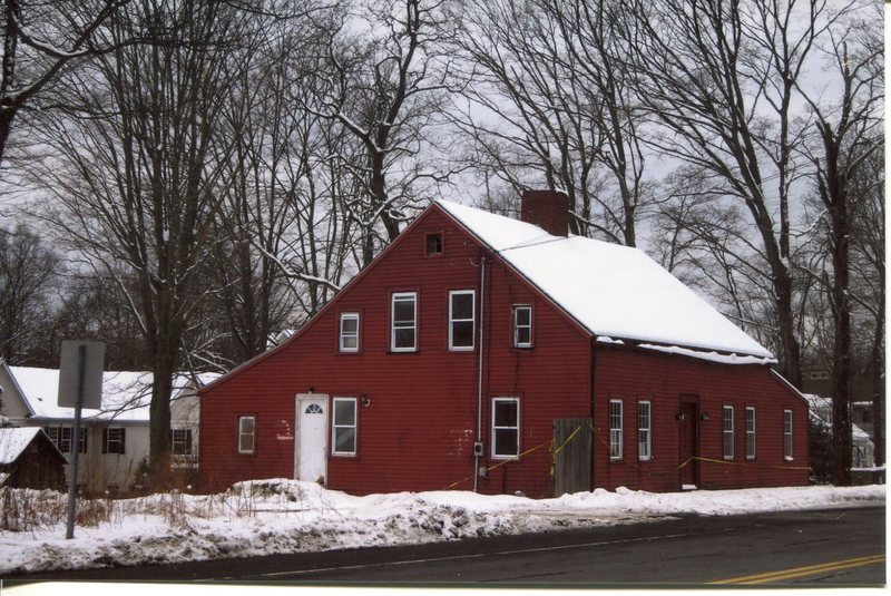 Justice Norton House, built 1832, 2470 Boston Post Road, across from West Lake Ave., house torn down, taken February 17, 2010.jpg