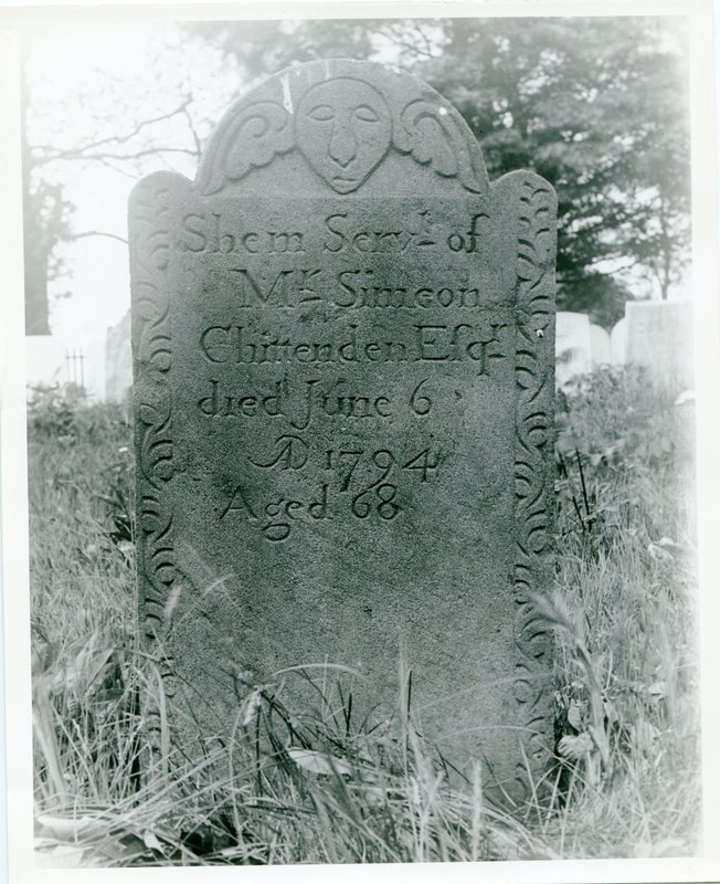 Tombstone of Shem, Chittenden servant.jpg