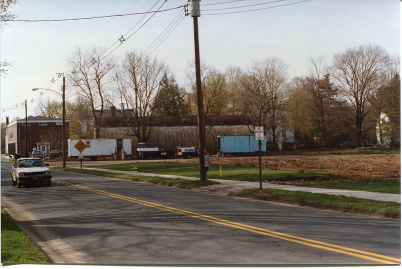 Community Center, after Church Street school removed, back of Trailblazer building, April 1991.jpg