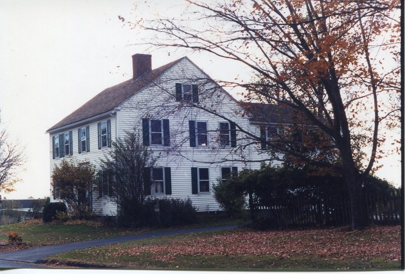 Timothy Seward Jr. House, 246 Goose Ln. corner of Goose Ln and Moroso Dr. Nov, 1998, front and north side of house, house razed.jpg