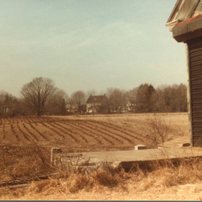 Boston Street Ellen Hall House view west from Alderbrook Cemetary March 1982.jpg