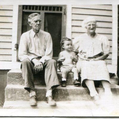 Frank and Amelia Bishop with grandson Edward Lewis Bishop Jr086.jpg