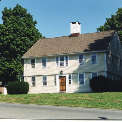 Minor Fowler house, Moose Hil Inn, Boston Post Road, across from intersection with Moose Hill Road, February, 2000.jpg