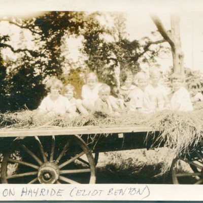 Children on hayride Eliot Benton.jpg