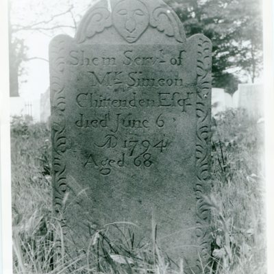 Tombstone of Shem, Chittenden servant.jpg