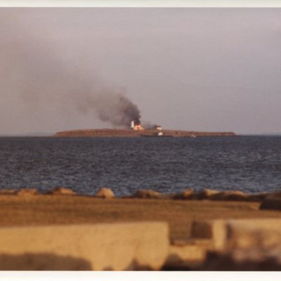 Fire at Faulkners Island, 1976.jpg