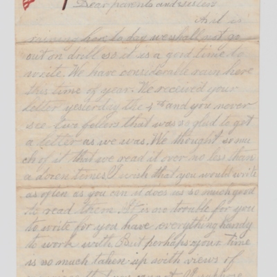 NORTON Elias letter 1862 Mar 5 page 1.jpg