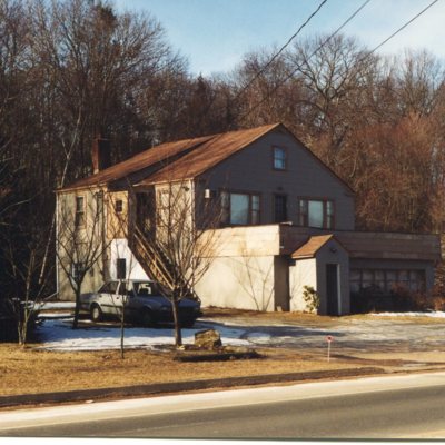 Boston Post Road, former Karen's Restaurant, February 2000, torn down.jpg