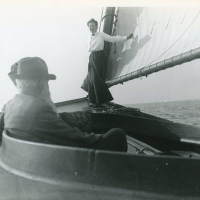 Gertrude Dudley on sailboat Quonnipaug Lake.jpg