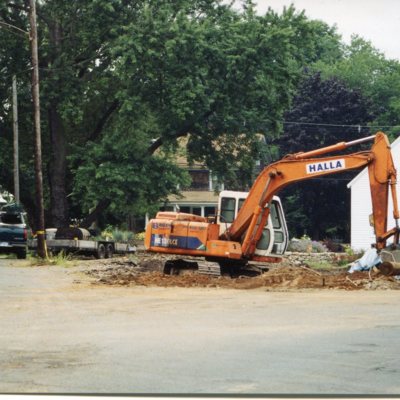 Benton's Market site, Market Place, after demolition, August 8, 2004, replaced by house.jpg