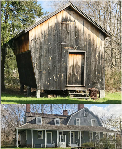 image of the corn crib and the Medad Stone Tavern